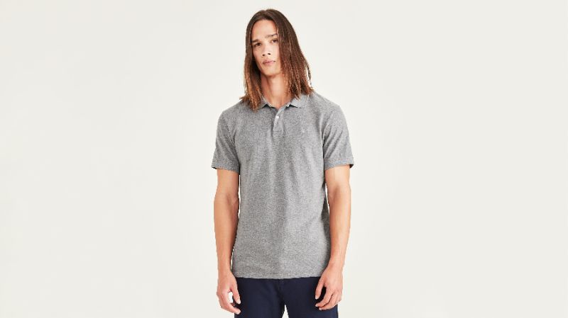 Photo 1 of Dockers Icon Polo (Big and Tall), Men's, Grey 3XLT
