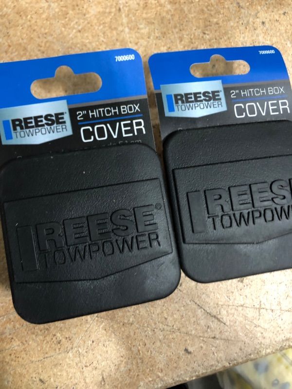 Photo 2 of 2PK Reese Towpower 7000600 Receiver Tube Cover Black, 2 inch