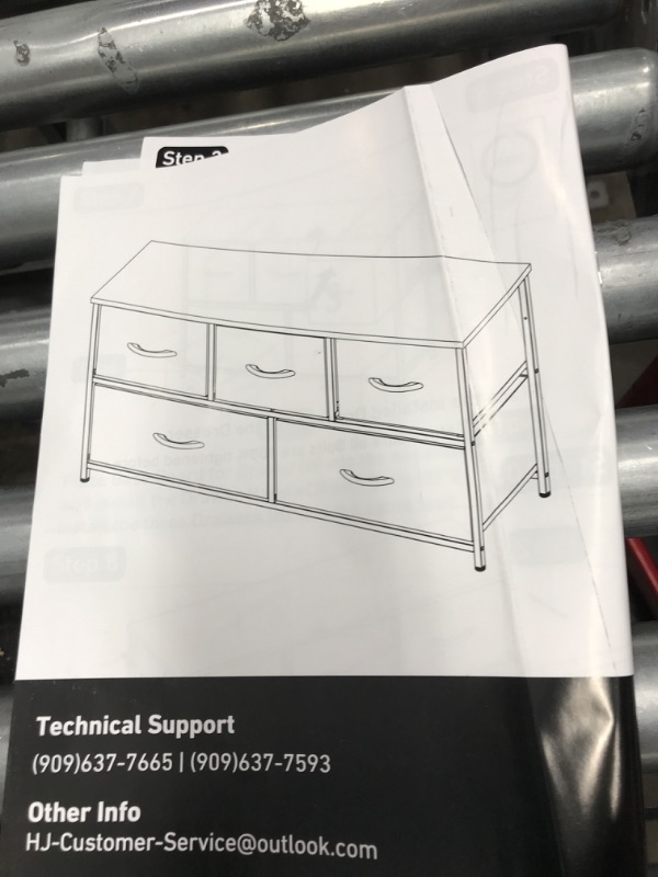 Photo 1 of 5 DRawer Dresser, White