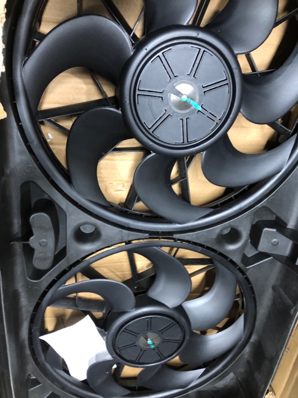 Photo 1 of Focreedy GM1101 Replacement Dual Radiator & Condenser Cooling Fan Assembly For Chevrolet/Chevy Tahoe Silverado Avalanche For GMC Sierra