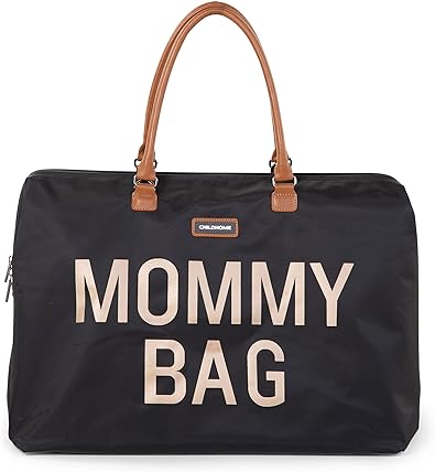 Photo 1 of Childhome The Original Mommy Bag, Large Baby Diaper Bag, Mommy Hospital Bag, Mommy Travel Bag, Baby Bag, Pregnancy Must Haves (Black+White) 
