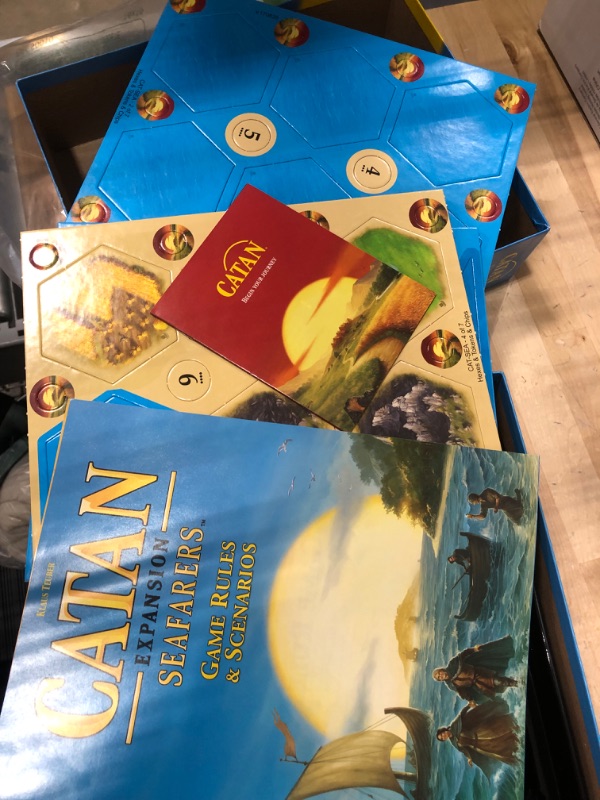 Photo 4 of *READ NOTES* Catan Seafarers Board Game Expansion | Family Board Game | Board Game for Adults and Family | Adventure Board Game | Ages 10+ | for 3 to 4 Players | Average Playtime 60 Minutes | Made by Catan Studio