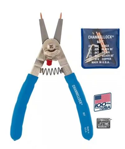Photo 1 of 8 in. Retaining Snap Ring Pliers
