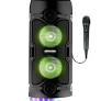 Photo 1 of MPD474-BK Max Power 4x2 Portable Bluetooth Speaker with Microphone - Black
