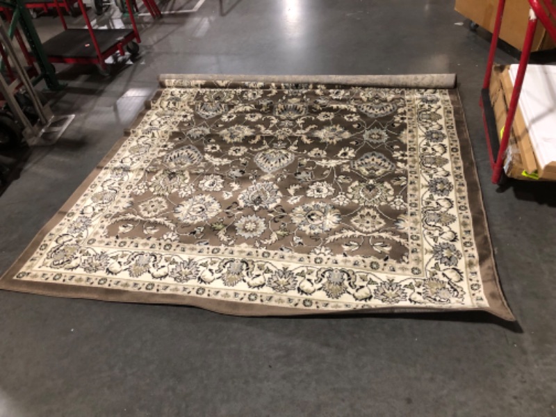 Photo 2 of ***USED - DIRTY - NO PACKAGING***
Oriental Persian Floral Distressed Carpet Large Machine Washable Indoor Non Slip Decor Rug 8' x 10'