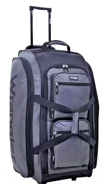 Photo 1 of 30 in. Multi-Pocket Rolling Upright Duffel Bag with Blade Wheels
