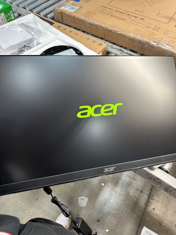 Photo 2 of Acer 21.5 Inch Full HD (1920 x 1080) IPS Ultra-Thin Zero Frame Computer Monitor (HDMI & VGA Port), SB220Q bi