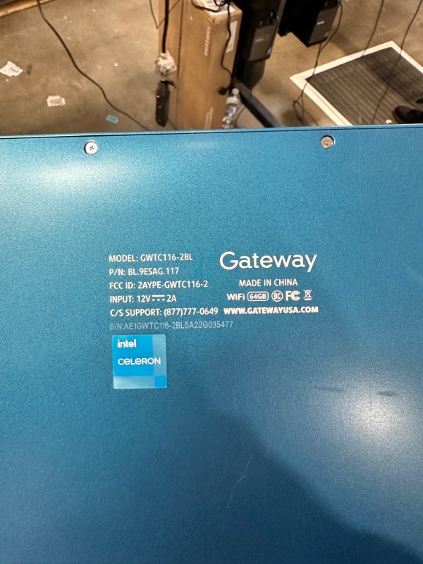 Photo 5 of Gateway GWTC116-2BL 11.6 inch Touch 4GB 64GB eMMC Celeron N4020 1.1GHz Win10S, Blue, 11-11.99 inches