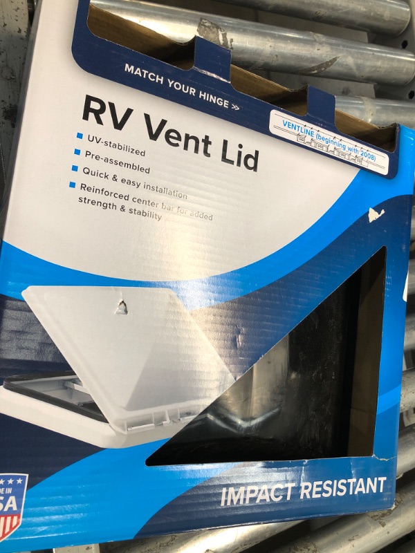 Photo 2 of Camco 40176 Replacement Vent Lid (Ventline Models 2008 & Up Black Polypropylene) Ventline (2008 & Up Models) Black