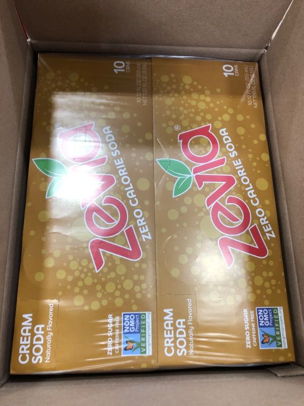 Photo 2 of BB: 01/2024** Zevia Zero Calorie Cream Soda, 12 Ounce Cans (Pack of 20)
