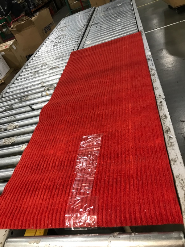 Photo 1 of 25" x 63" Outdoor/Indoor Red Rug Runner