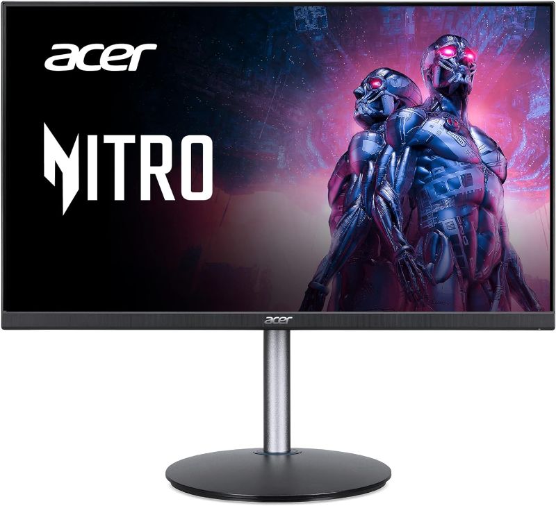 Photo 1 of Acer Nitro XFA243Y Sbiipr 23.8” Full HD (1920 x 1080) VA Gaming Monitor | AMD FreeSync Premium Technology | 165Hz Refresh Rate | 1ms VRB | HDR 10 | 1 Display Port 1.2 & 2 HDMI 2.0 Ports,Black
