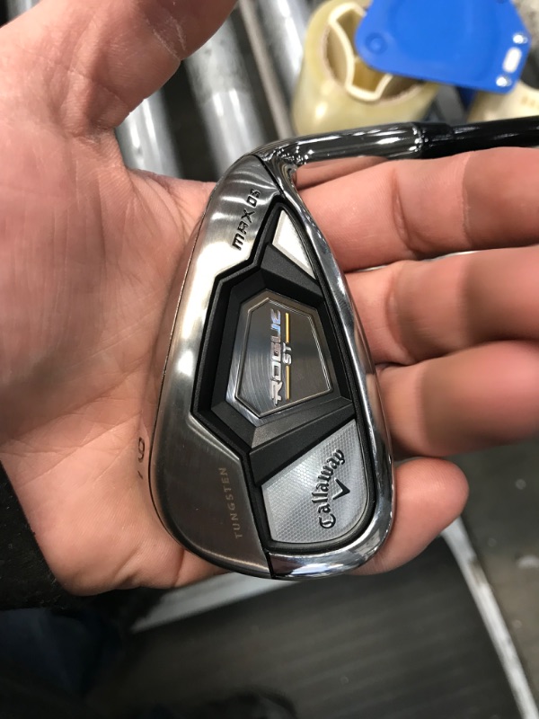 Photo 5 of 
Callaway Golf Rogue ST MAX OS Individual Iron
Hand Orientation:Right
Shaft Material:Graphite
Flex:Regular
Configuration:9 Iron