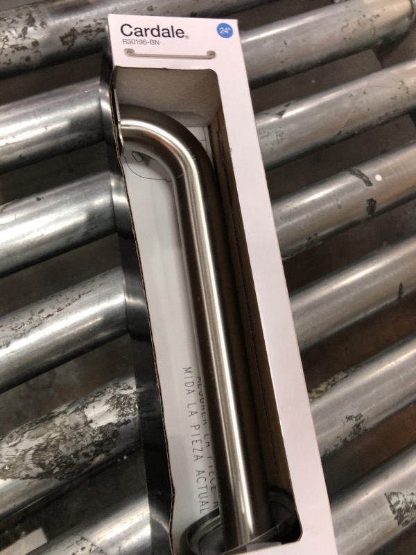 Photo 1 of **READ NOTES BELOW**KOHLER Cardale 24-in Brushed Nickel Wall Mount ADA Compliant Grab Bar (500-lb Weight Capacity)
