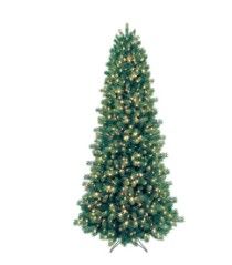 Photo 1 of 23126 - GE Just Cut® Scotch Pine, 9 ft., Color Choice® LED, 1000ct MicroBright Lights, Multi/Warm White
