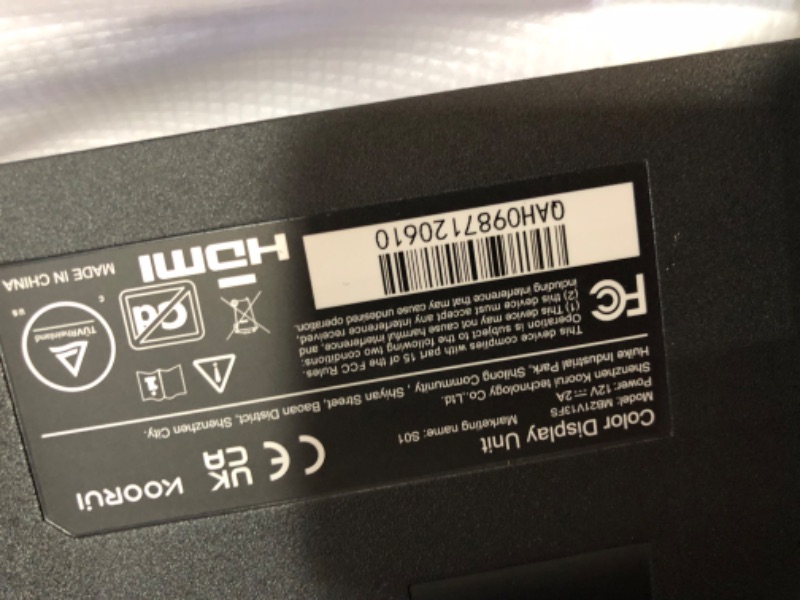 Photo 1 of KOORUI Monitor 21.5 Inch Gaming Monitor FHD 1080P/Full HD 100HZ PC Monitor VA Panel LCD Display with Speakers Adpitive sync (HDMI/VGA/VESA Compatible/Audio Terminal) S01
