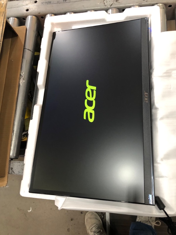 Photo 2 of Acer 21.5 Inch Full HD (1920 x 1080) IPS Ultra-Thin Zero Frame Computer Monitor (HDMI & VGA Port), SB220Q bi