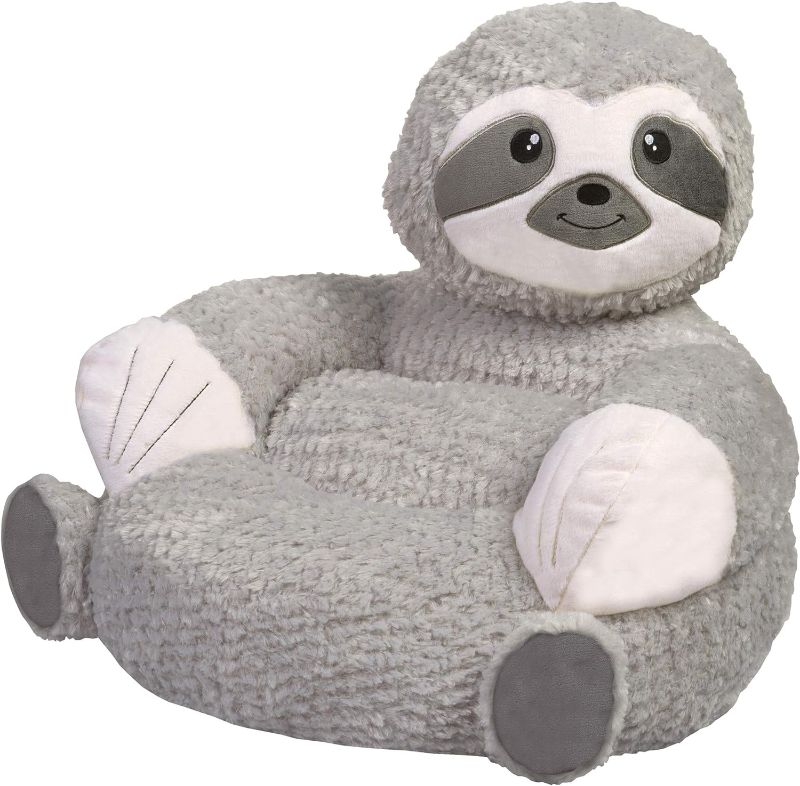 Photo 1 of **SEE NOTES**Trend Lab Sloth Toddler Chair Plush Character Kids Chair Comfy Furniture Pillow Chair for Boys and Girls, 21 x 19 x 19 inches
