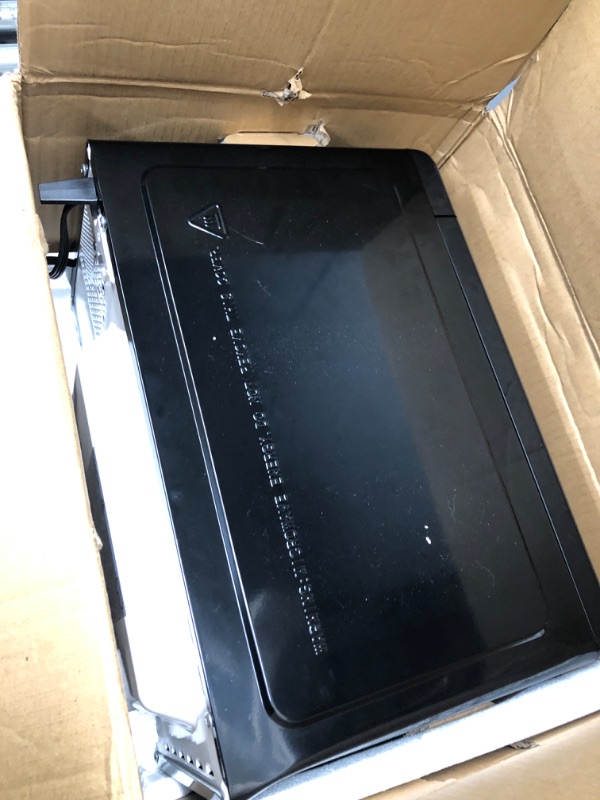 Photo 2 of 0.9 cu. ft. 900-Watt Retro Countertop Microwave in Black