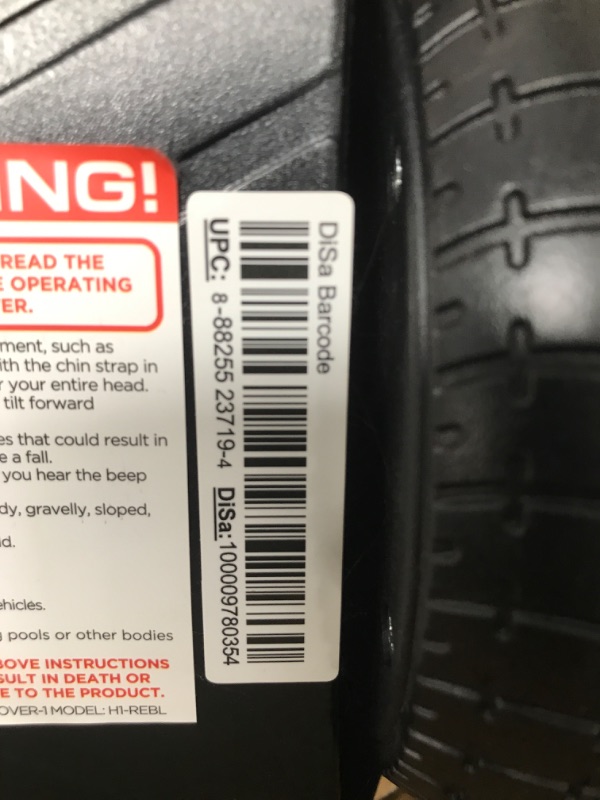 Photo 4 of **NON-REFUNDABLE** // **SALE FINAL** 
****PARTS ONLY/SALE FINAL**
Hover-1 Drive Electric Hoverboard | 7MPH Top Speed, 3 Mile Range, Long Lasting Lithium-Ion Battery, 6HR Full-Charge, Path Illuminating LED Lights Black