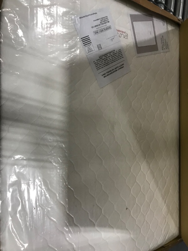 Photo 3 of babyletto Pure Core 4" Midi Crib Mattress, Hybrid Waterproof Cover, Lightweight, Greenguard Gold Certified