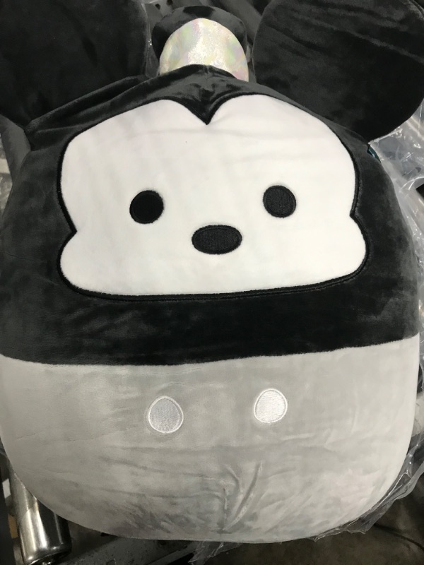 Photo 3 of Squishmallows Disney 14-Inch Steamboat Willie Mickey Mouse Plush - Add Mickey Mouse to Your Squad, Ultrasoft Stuffed Animal Large Plush Toy, Official Kellytoy Plush