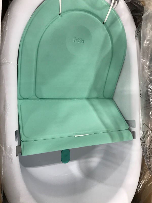 Photo 2 of 4-in-1 Grow-with-Me Bath Tub by Frida Baby Transforms Infant Bathtub to Toddler Bath Seat with Backrest for Assisted Sitting in Tub