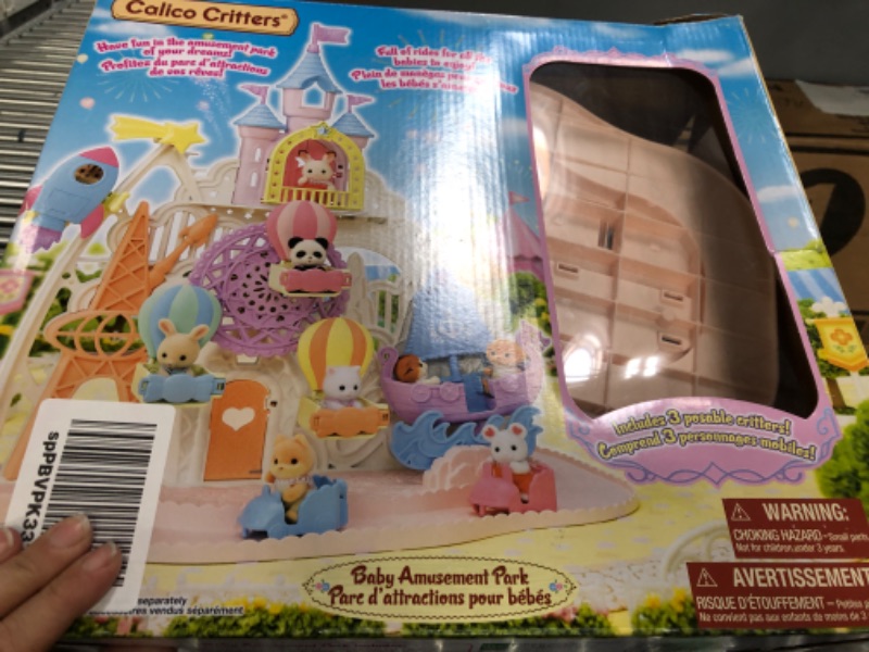 Photo 2 of Calico Critters Baby Amusement Park, Dollhouse Playset with 3 Figures Included