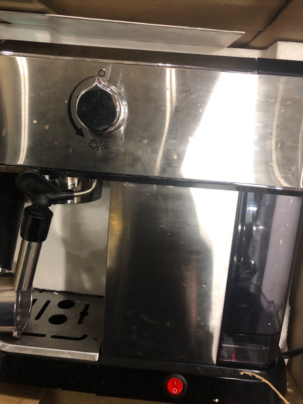 Photo 3 of (READ NOTES) Cercisu Espresso Machine, 20 BAR Espresso Maker with Milk Frother Steam Wand for Latte and Cappuccino, Compact Stainless Steel Espresso Coffee Machine with 40oz Removable Water Tank for Home