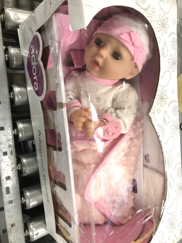 Photo 2 of Adora Adoption Baby Hope - 16 inch Realistic Newborn Baby Doll with Doll Accessories and Certificate of Adoption