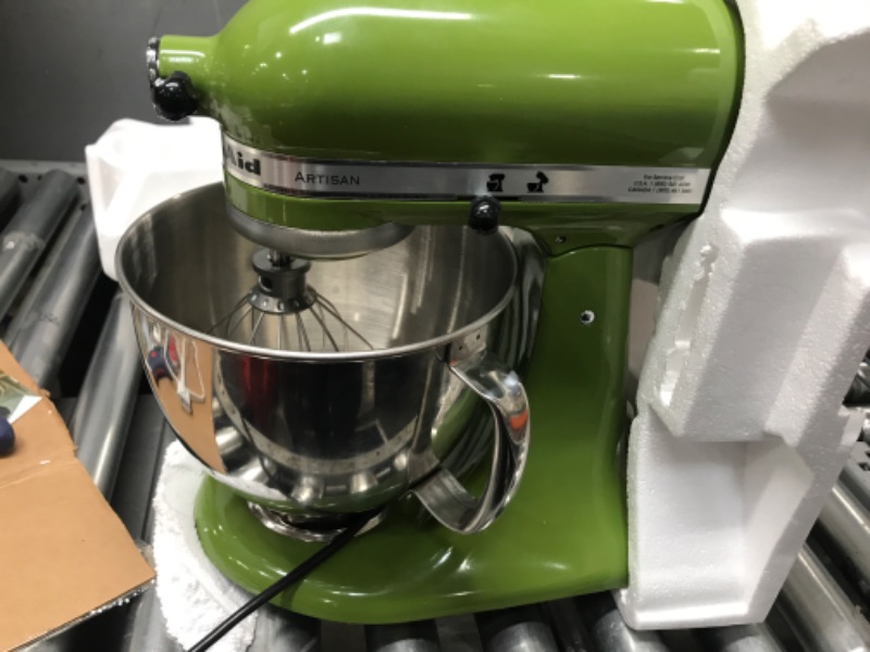 Photo 2 of KitchenAid Artisan Series 5 Quart Tilt Head Stand Mixer with Pouring Shield KSM150PS, Matcha Matcha Mixer