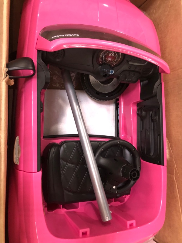 Photo 1 of Best Ride On Cars Fiat 500 Push Car, Pink