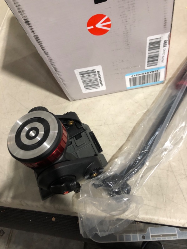 Photo 3 of **PARTS ONLY/SALE FINAL**
**NON-REFUNDABLE** // **SALE FINAL** Manfrotto Video Head with Flat Base, Video Head for Compact Video Cameras and DSLR Cameras, for Filming, Videography, Content Creation, Vlogging, Live Streaming
