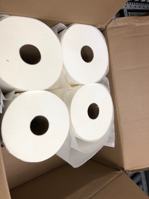 Photo 2 of **MISSING TWO ROLLS** Maximus X0907 High Capacity 10" Premium Recyled TAD Alternative Roll Paper Towel (6 Rolls Per Case) Commercial grade paper towels for office, restaurant, and healthcare facilities White 6 Count (Pack of 1)