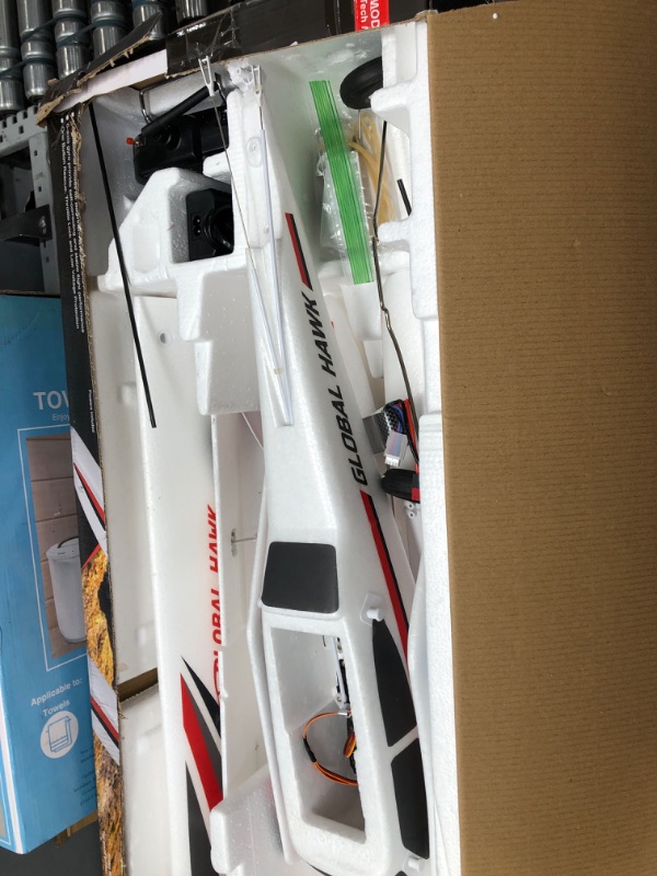 Photo 2 of ***USED - LIKELY MISSING PARTS - UNABLE TO TEST***
Global Hawk 2.4 GHz 1.2m RC Seaplane Smart Trainer Airplane- 4 Channel Remote RTF- Lithium Battery and Optional Floats Included