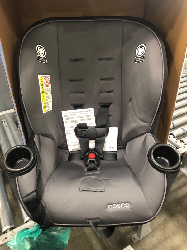 Photo 2 of Cosco Onlook 2-in-1 Convertible Car Seat, Rear-Facing 5-40 pounds and Forward-Facing 22-40 pounds and up to 43 inches, Black Arrows