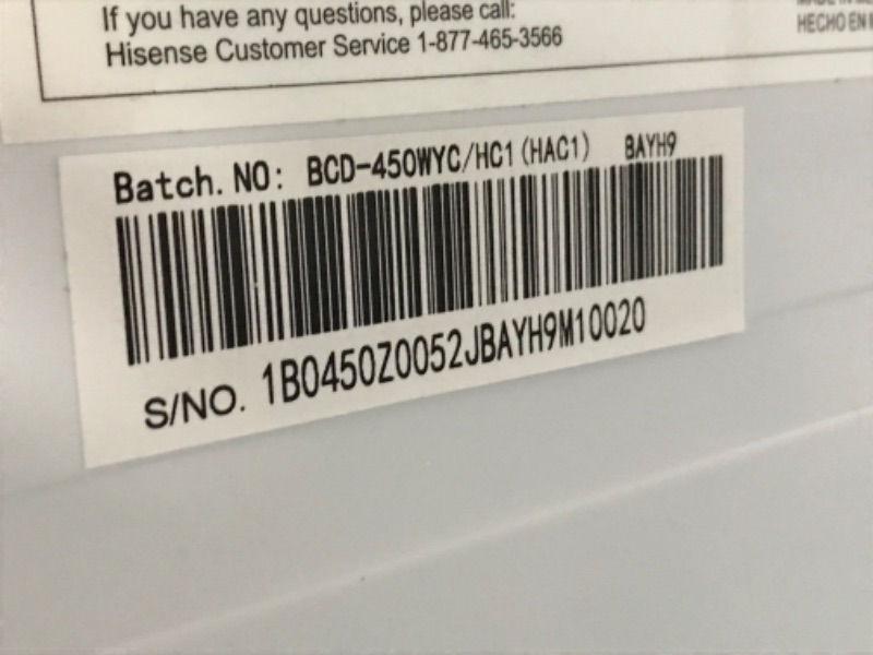 Photo 6 of Hisense 17.2-cu ft Counter-depth Bottom-Freezer Refrigerator (Fingerprint Resistant Stainless Steel) ENERGY STAR
