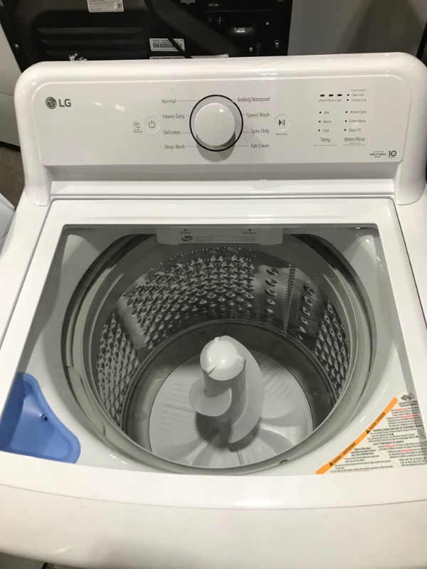 Photo 3 of 4.1 cu. ft. Top Load Washer in White with 4-way Agitator
