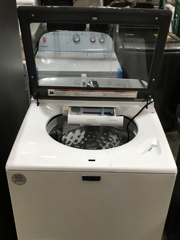 Photo 3 of used
28" Maytag 4.7 Cu. Ft. Pet Pro Top Load Washer - MVW6500MW
