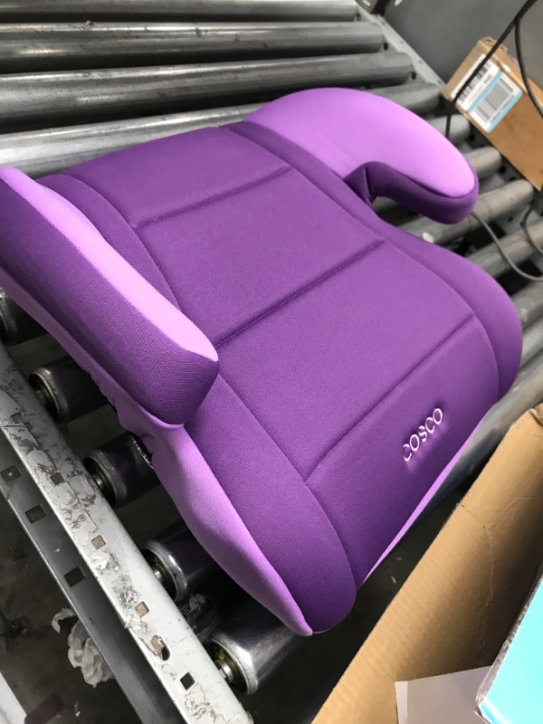 Photo 2 of Cosco Topside Booster Car Seat - Easy to Move, Lightweight Design (Grape), 1 Count (Pack of 1)