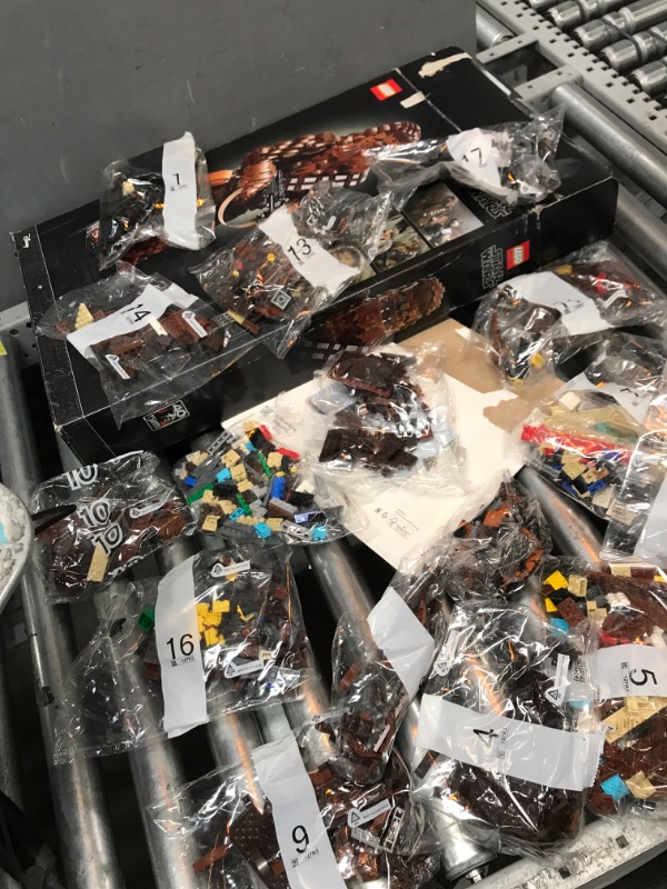 Photo 4 of ***PARTS ONLY/NON-RETURNABLE**MISSING PIECES**PIECES LOOSE IN BOX***
LEGO Star Wars Chewbacca 75371 Buildable Star Wars Collectible for Adults, BOX DAMAGED