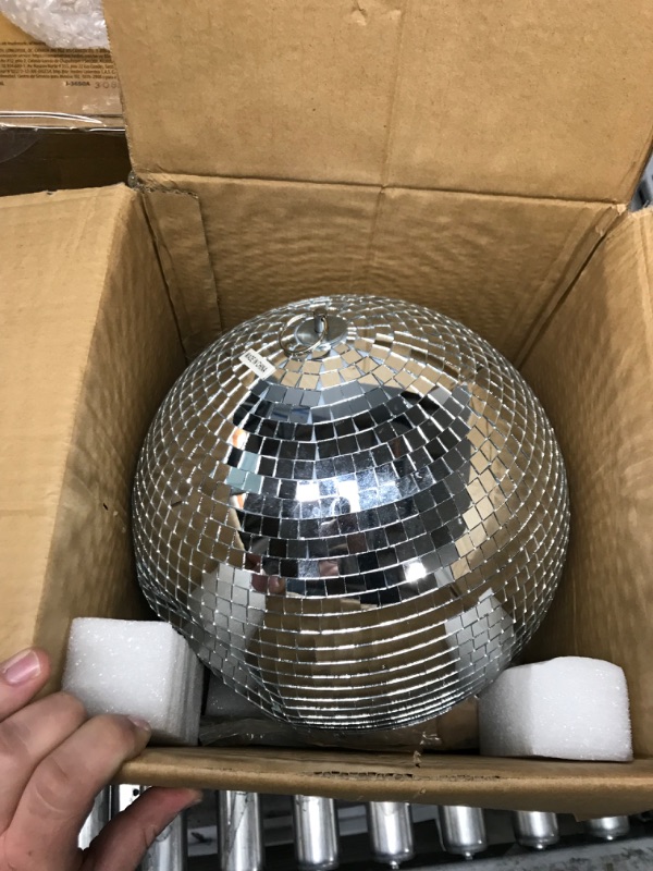 Photo 2 of Trademark Innovations Disco Ball 12 Inch Disco Ball Chandelier Disco Ball for Ceiling