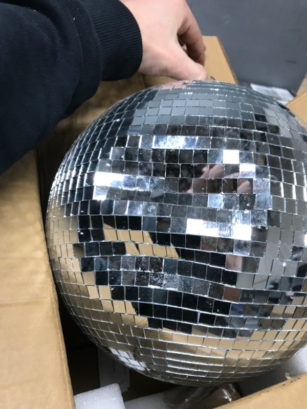 Photo 3 of Trademark Innovations Disco Ball 12 Inch Disco Ball Chandelier Disco Ball for Ceiling