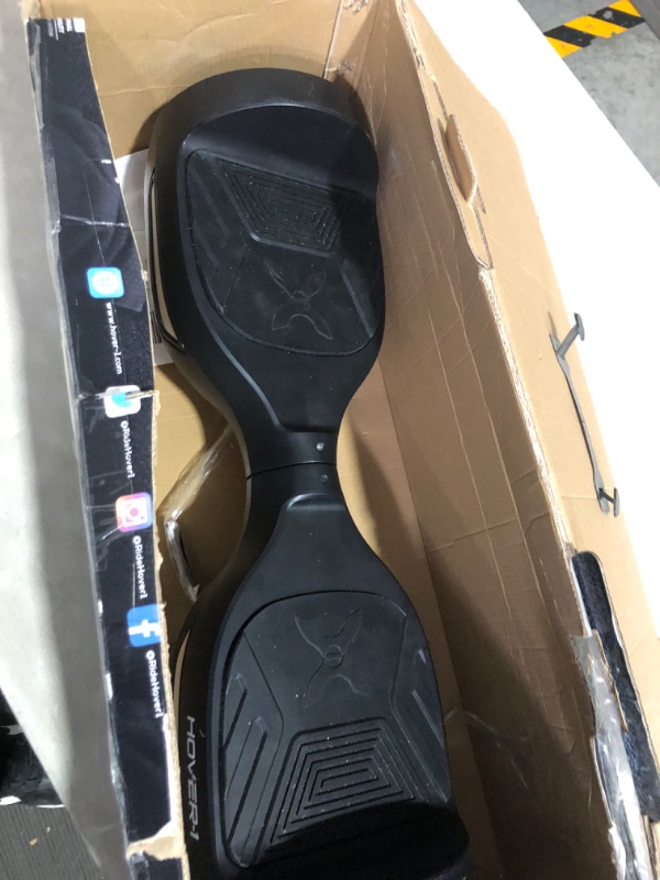 Photo 2 of ***SEE NOTES***Hover-1 Drive Electric Hoverboard | 7MPH Top Speed, 3 Mile Range, Long Lasting Lithium-Ion Battery, 6HR Full-Charge, Path Illuminating LED Lights Black