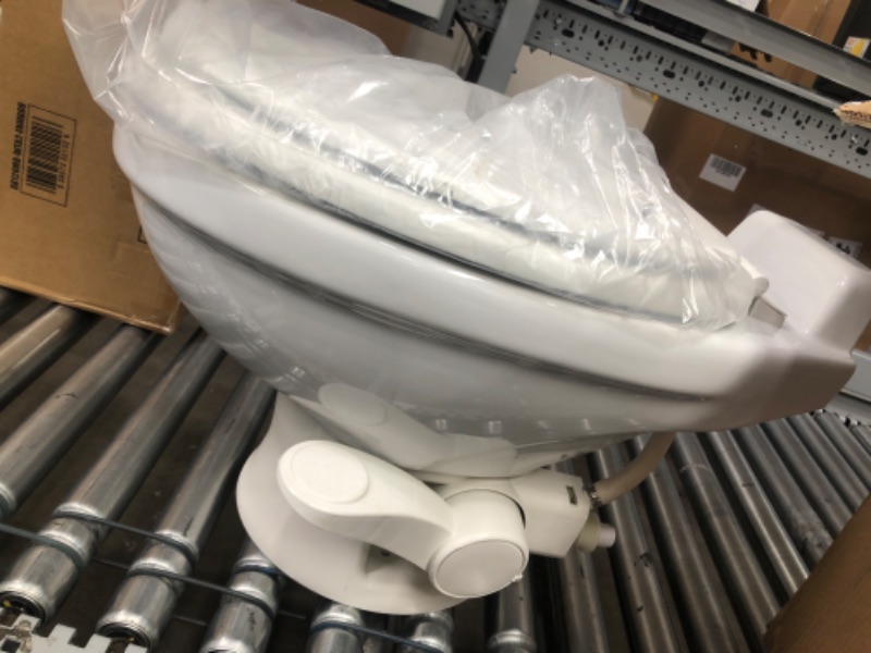 Photo 3 of Dometic 320 series Low Profile RV Toilet, White White Low Profile Toilet