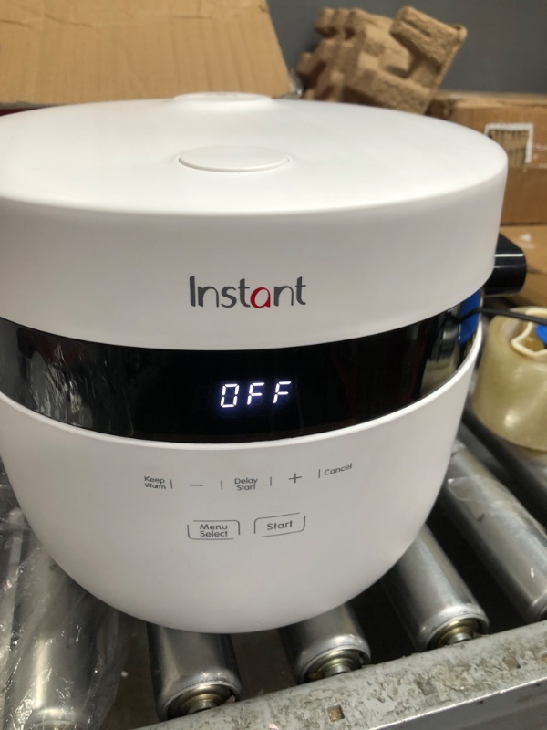 Photo 2 of **NONREFUNDABLE**FOR PARTS OR REPAIR**SEE NOTES**
Instant 20-Cup Rice Cooker, Rice and Grain Multi-Cooker with Carb Reducing Technology without Compromising Taste or Texture, From the Makers of Instant Pot, Includes 8 Cooking Presets 20 Cup Carb Reducing