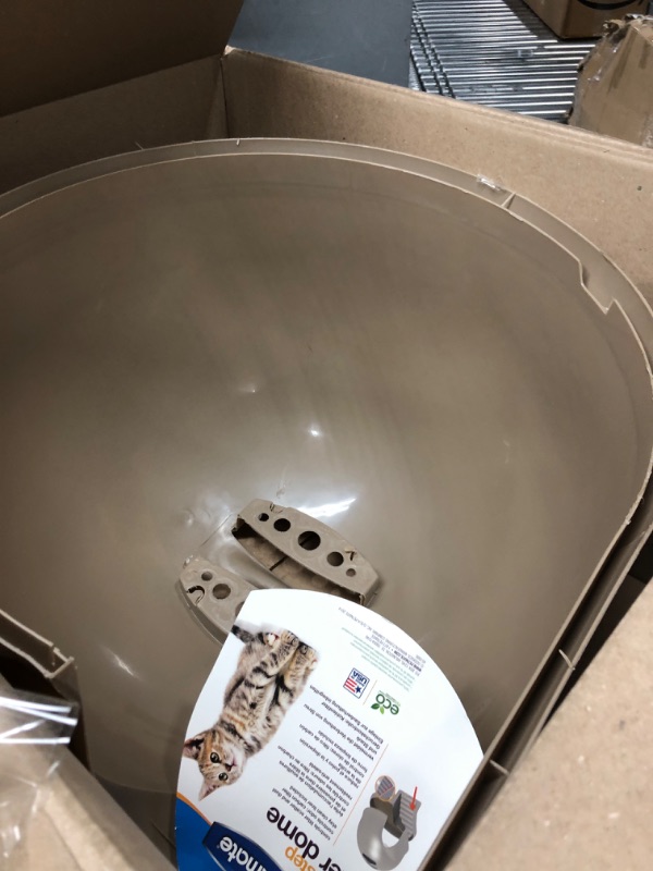 Photo 2 of ***see notes***Petmate Booda Clean Step Cat Litter Box Dome (Made in the USA with 95% Recycled Materials)- Titanium Cleanstep Litter Box Titanium