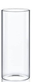 Photo 1 of 10" Glass Cylinder Vase Clear-1pck