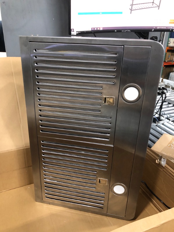 Photo 5 of ***Parts Only***Range Hood 30 inch Under Cabinet, EVERKICH, 800CFM, Stainless Steel Kitchen Vent Stove Hood, Touch Control, Permanent Stainless Steel Filters?Top and Rear Vents 30" 800CFM