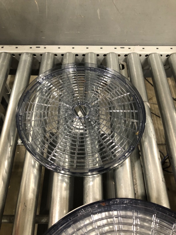 Photo 4 of Electric Food Dehydrator Machine, Multi-Tier Kitchen Food Appliances, High-Heat Circulations- NutriChef PKFD12 & Nesco LM-2-6 13.5" Snackmaster Clean-A-Screen Food Dehydrators, 2 Count, White White Dehydrator + Dehydrators, 2 Count